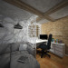 imagen de sala principal en 3d max vray