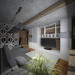 imagen de sala principal en 3d max vray