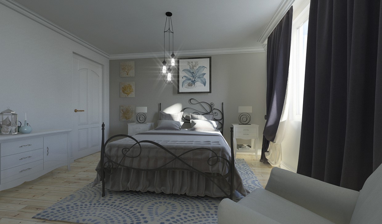 Room in 3d max mental ray resim