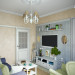 Nursery and living room in 3d max corona render image