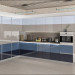 Kitchen in 3d max vray image