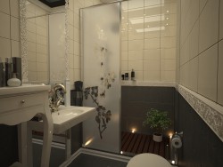 Bathroom next to bedroom