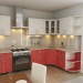 Cocina rojo