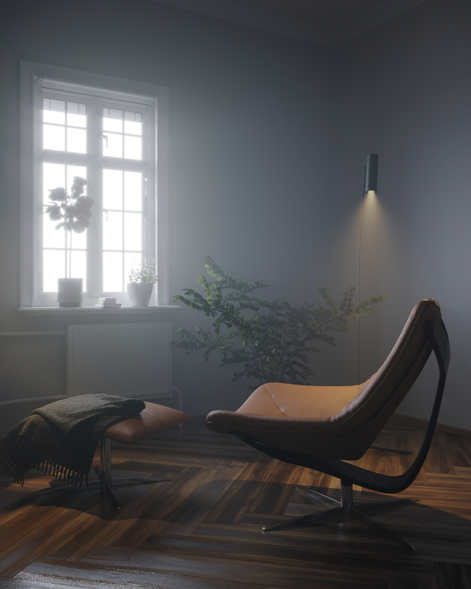 Künstlerische Visualisierung des Innenraums. in 3d max corona render Bild