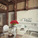 Glamour de style chalet de vacances dans 3d max vray image