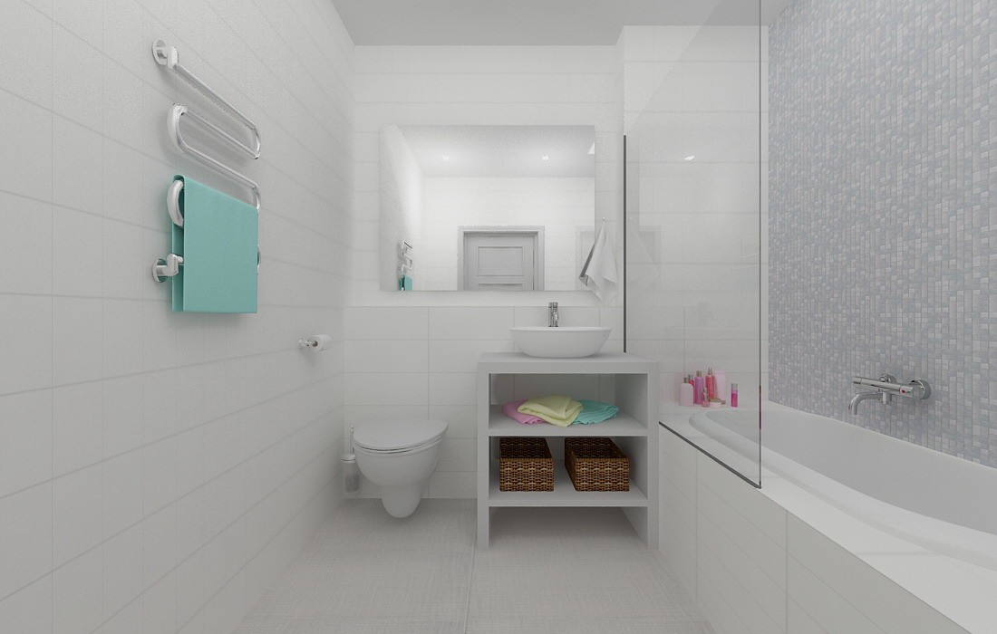 Bathroom in 3d max vray image