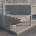 imagen de Casa de los contenedores marítimos con piscina en 3d max vray 3.0