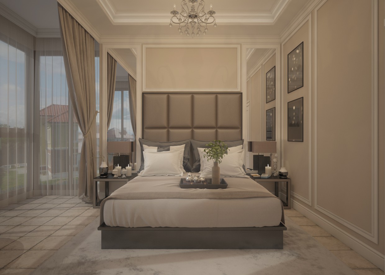 Bedroom in 3d max vray 3.0 image