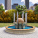 Fountain City em 3d max vray imagem