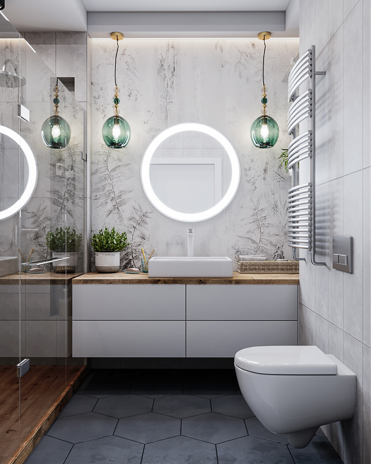 Lavatory in 3d max corona render image