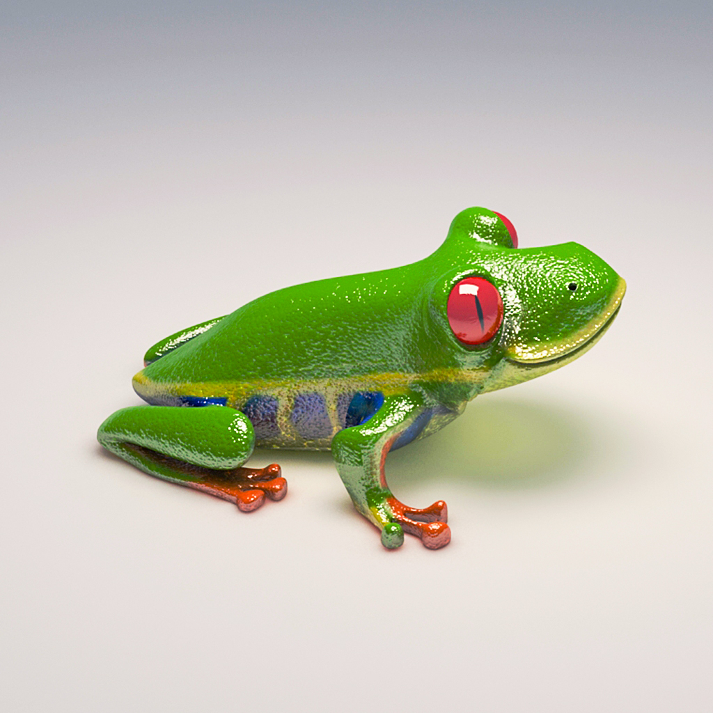 Laubfrosch in 3d max vray 3.0 Bild