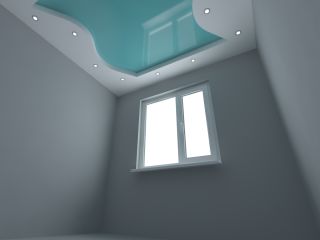 Создание натяжного потолка с помощью редактора материалов V-ray
