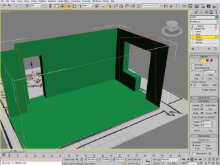 Creating interior using 3ds max