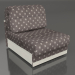 3d model Sofa module Jacqueline 1 (brown) - preview