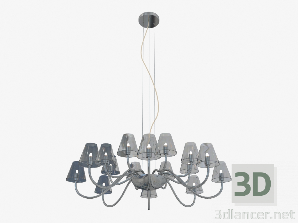 3d model Suspensión de araña Diafano (758164) - vista previa