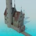 3d model Castle - preview