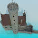 3d model Castle - preview