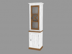 Vitrine 1 porta 1D (PRO.020.XX 60x204x42cm)