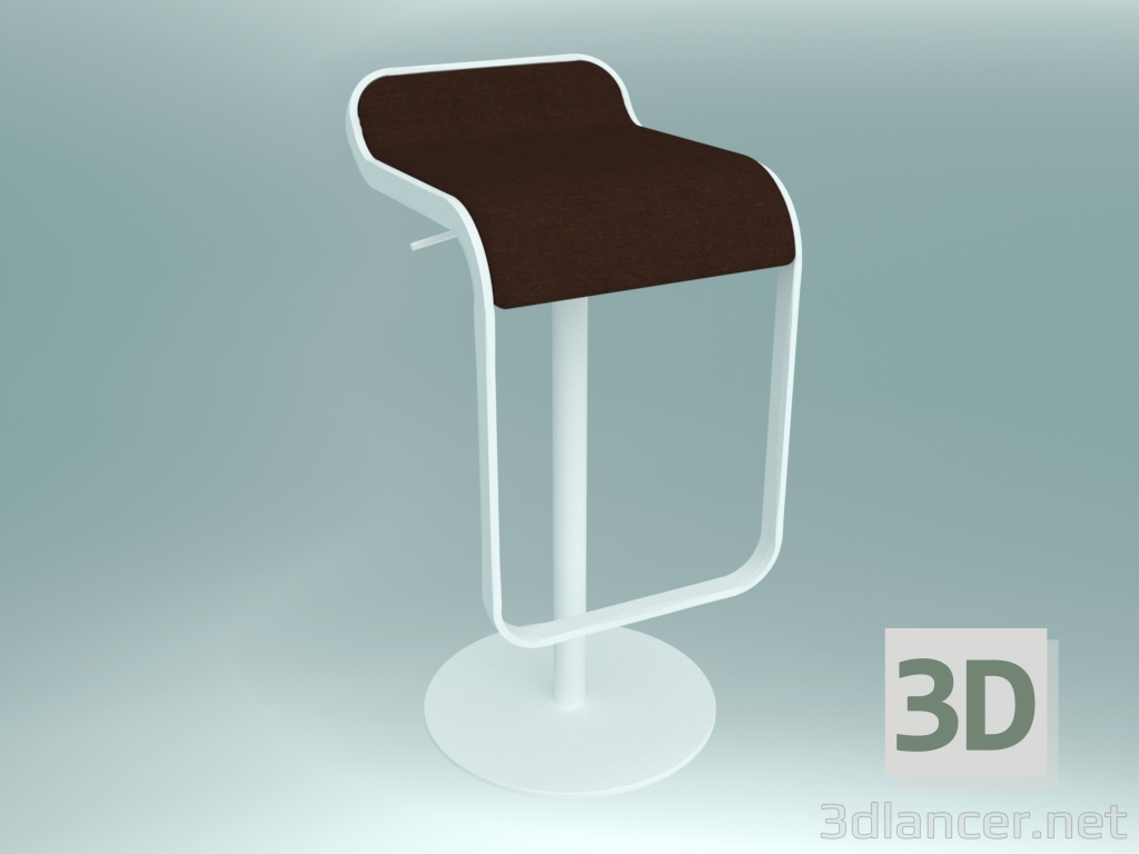 3d model Self-adjusting stool LEM (S83 H66-79 fabric) - preview