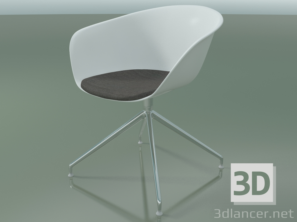 3d model Silla 4226 (sobre paso elevado, giratoria, con cojín en el asiento, PP0001) - vista previa