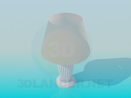 Modelo 3d Lâmpada de assoalho tabela - preview