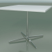 3d model Square table 5511, 5531 (H 74 - 89x89 cm, White, LU1) - preview