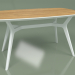 3d model Mesa de comedor Johann Oak (blanco, 1400x800) - vista previa