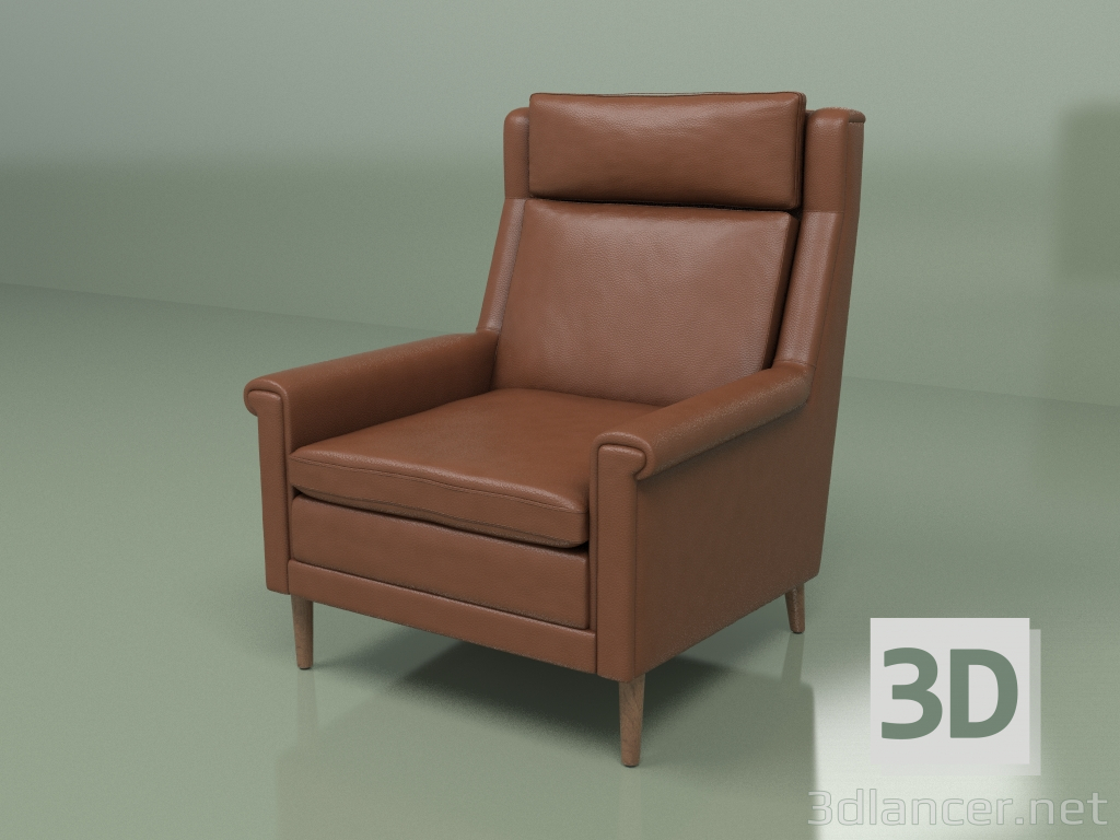 3d model Armchair Grace - preview