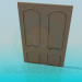 Modelo 3d Porta larga - preview