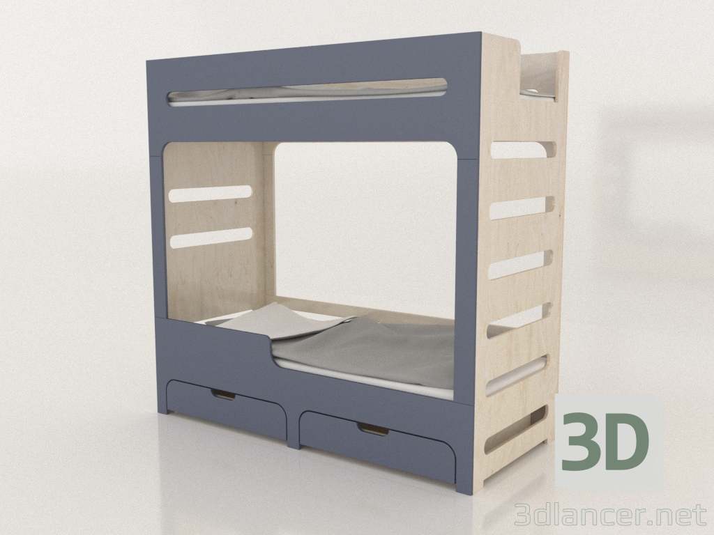 3d model Bunk bed MODE HL (UIDHL1) - preview