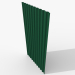 3d Profiled sheet green model buy - render