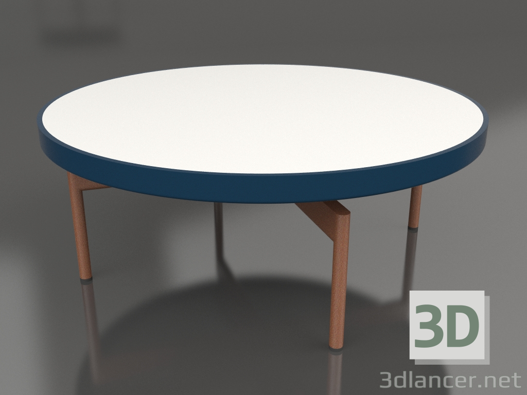 3d модель Стіл журнальний круглий Ø90x36 (Grey blue, DEKTON Zenith) – превью