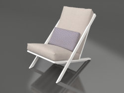 Club chair for relaxation (White)