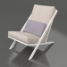 3d model Sillón club para relajación (Blanco) - vista previa