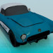 3d model Corvette 1957 - vista previa