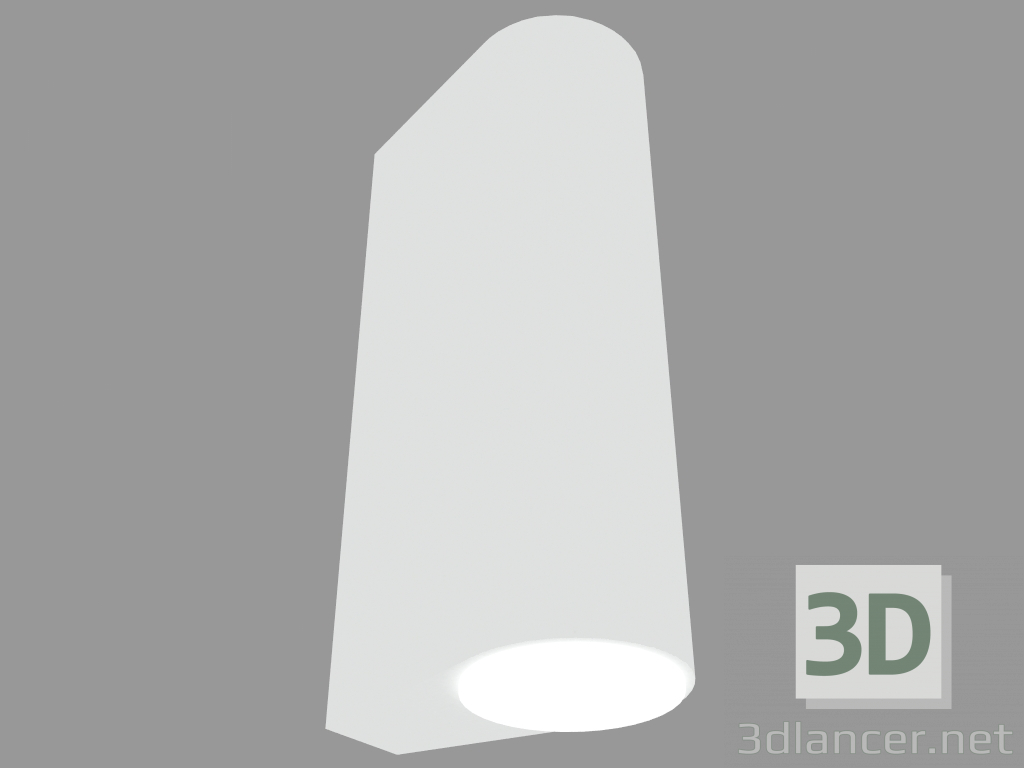 modello 3D Lampada da parete MEGASMOOTH SINGLE EMISSION (S2920W) - anteprima