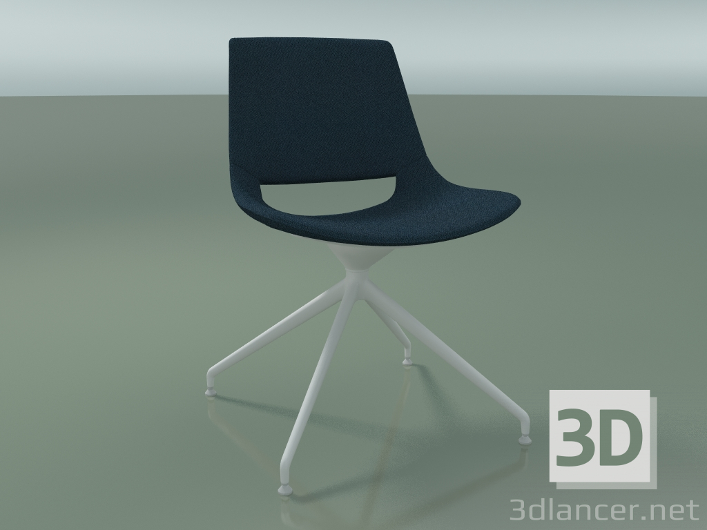 3d model Chair 1215 (rotating flyover, fabric upholstery, V12) - preview