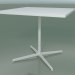 3d model Square table 5511, 5531 (H 74 - 89x89 cm, White, V12) - preview