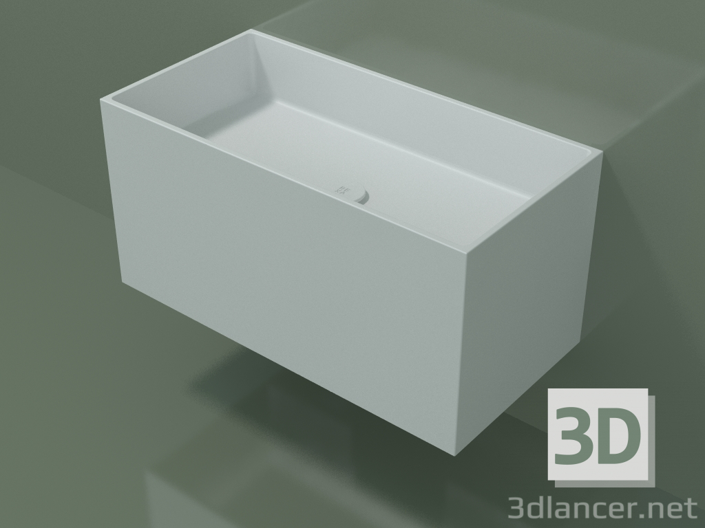 3d model Lavabo de pared (02UN42101, Glacier White C01, L 72, P 36, H 36 cm) - vista previa