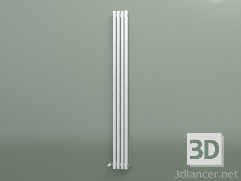 3D modeli Dikey radyatör RETTA (4 bölme 2000 mm 60x30, beyaz mat) - önizleme