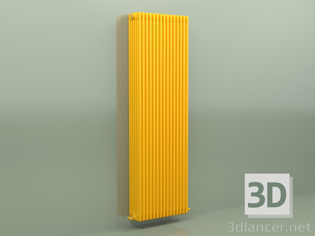 3d модель Радиатор TESI 6 (H 2200 15EL, Melon yellow - RAL 1028) – превью