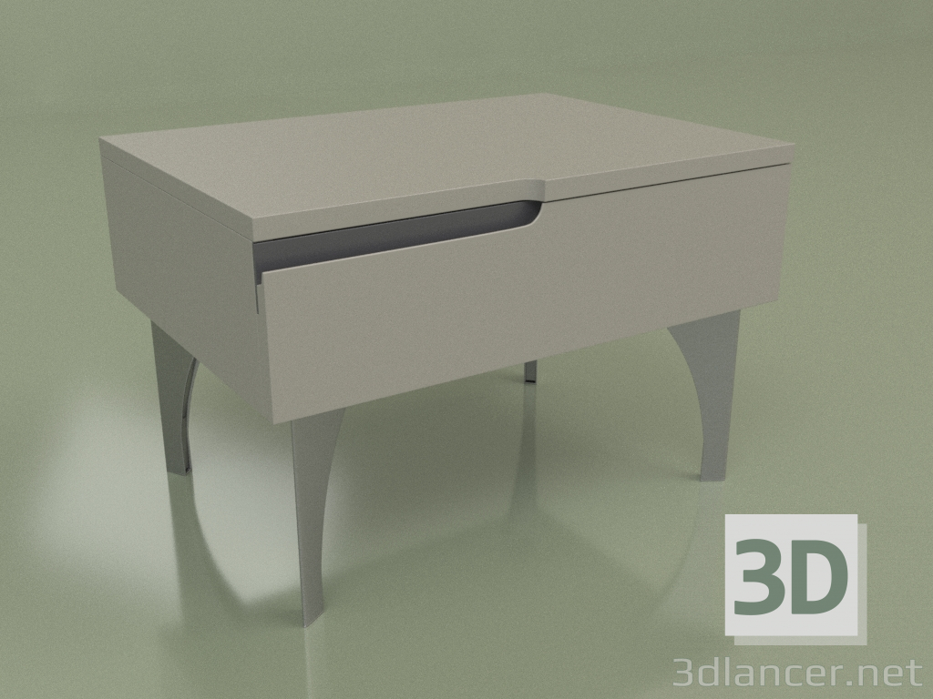 3d model Mesita de noche GL 200 (gris) - vista previa