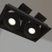 modello 3D Lampada CL-SIMPLE-S148x80-2x9W Warm3000 (BK, 45 gradi) - anteprima