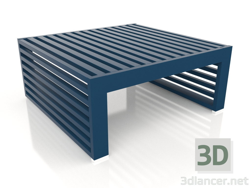 Modelo 3d Mesa lateral (azul cinza) - preview