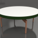 3d model Mesa de centro redonda Ø90x36 (Verde botella, DEKTON Zenith) - vista previa