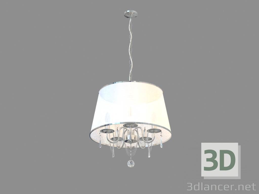 modello 3D Lampadario A1487SP-5CC - anteprima