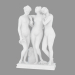 3d модель Мармурова скульптура The Three Graces (1) – превью