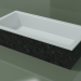 modello 3D Lavabo da appoggio (01R141101, Nero Assoluto M03, L 72, P 36, H 16 cm) - anteprima