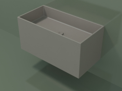 Lavabo sospeso (02UN42101, Clay C37, L 72, P 36, H 36 cm)