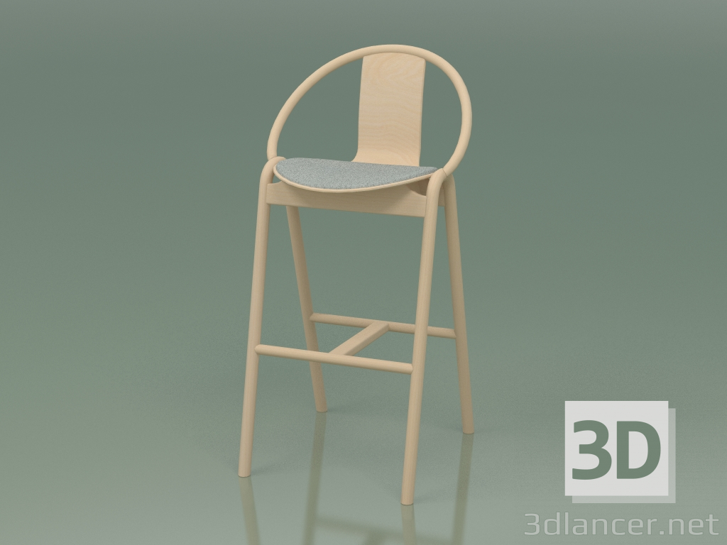 modello 3D Sedia da bar Again (313-006) - anteprima